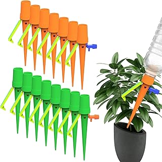 Automatic Watering Set, 15 Stück Bewässerungssystem für Garten, Balkon & Zimmerpflanzen, Pflanzen Bewässerung mit einstellbarer Wassermenge, Ideal für Indoor- und Outdoor-Pflanzen