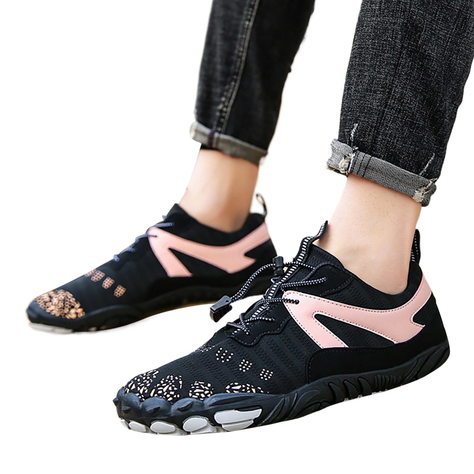 Scarpe Mare Scoglio Scarpe da Scoglio Donna Mare Uomo Spiaggia Scarpette Sportive per Scogli di Gomma Il Acqua Palestra Fiume Vela Trasparenti Sassi 43 Bianche Sandali Sportivi Leggere Ciabatte Pelle