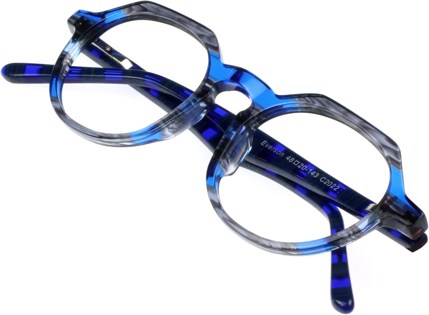 VisionGlobal Blue Light Blocking Glasses for Women/Men, Anti Eyestrain, Computer Reading Glasses, Anti Glare