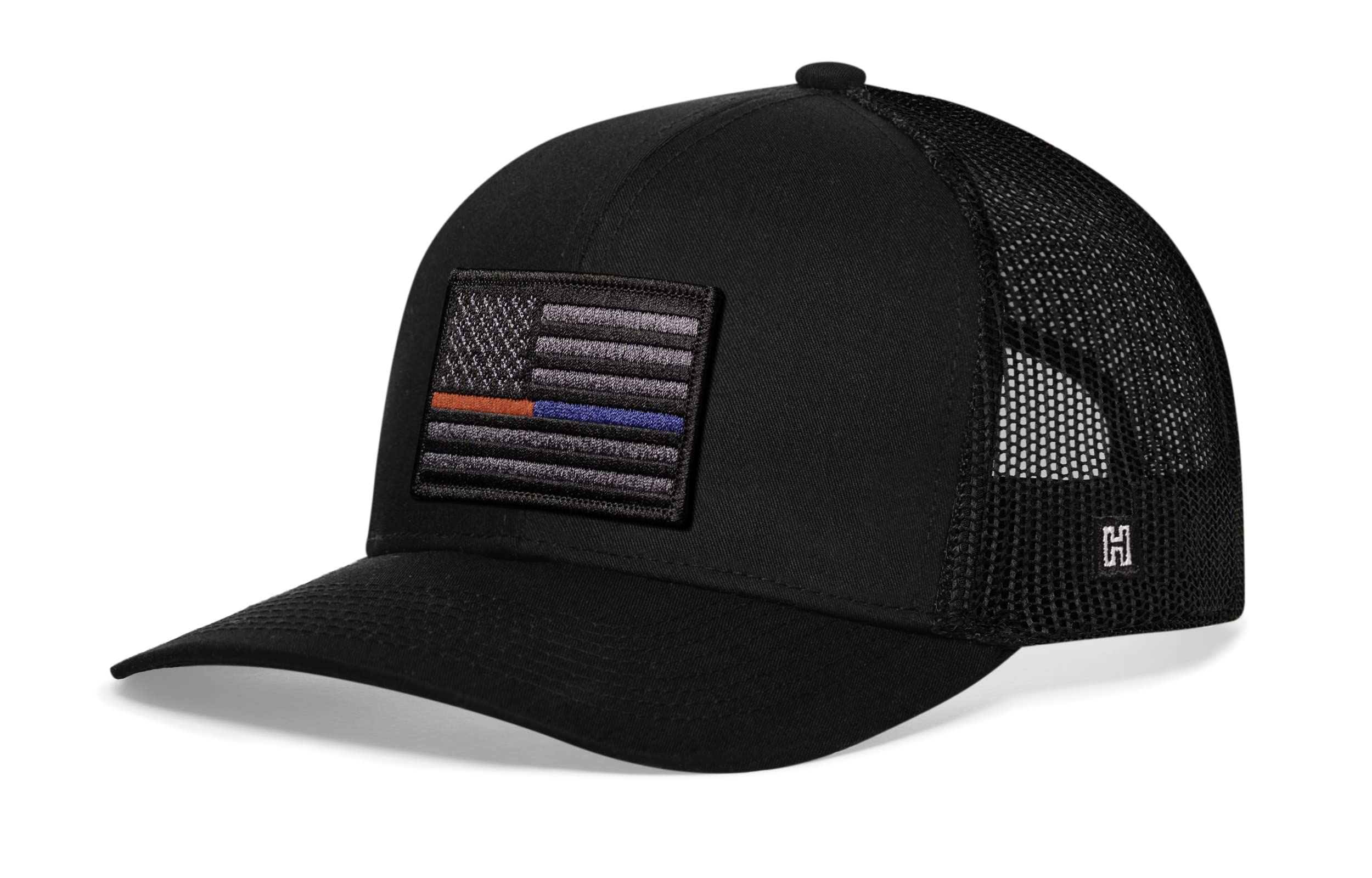 Haka American Flag Hat, USA Trucker Hat for Men & Women, Adjustable Baseball Cap, Mesh Snapback, Durable Outdoor Hat