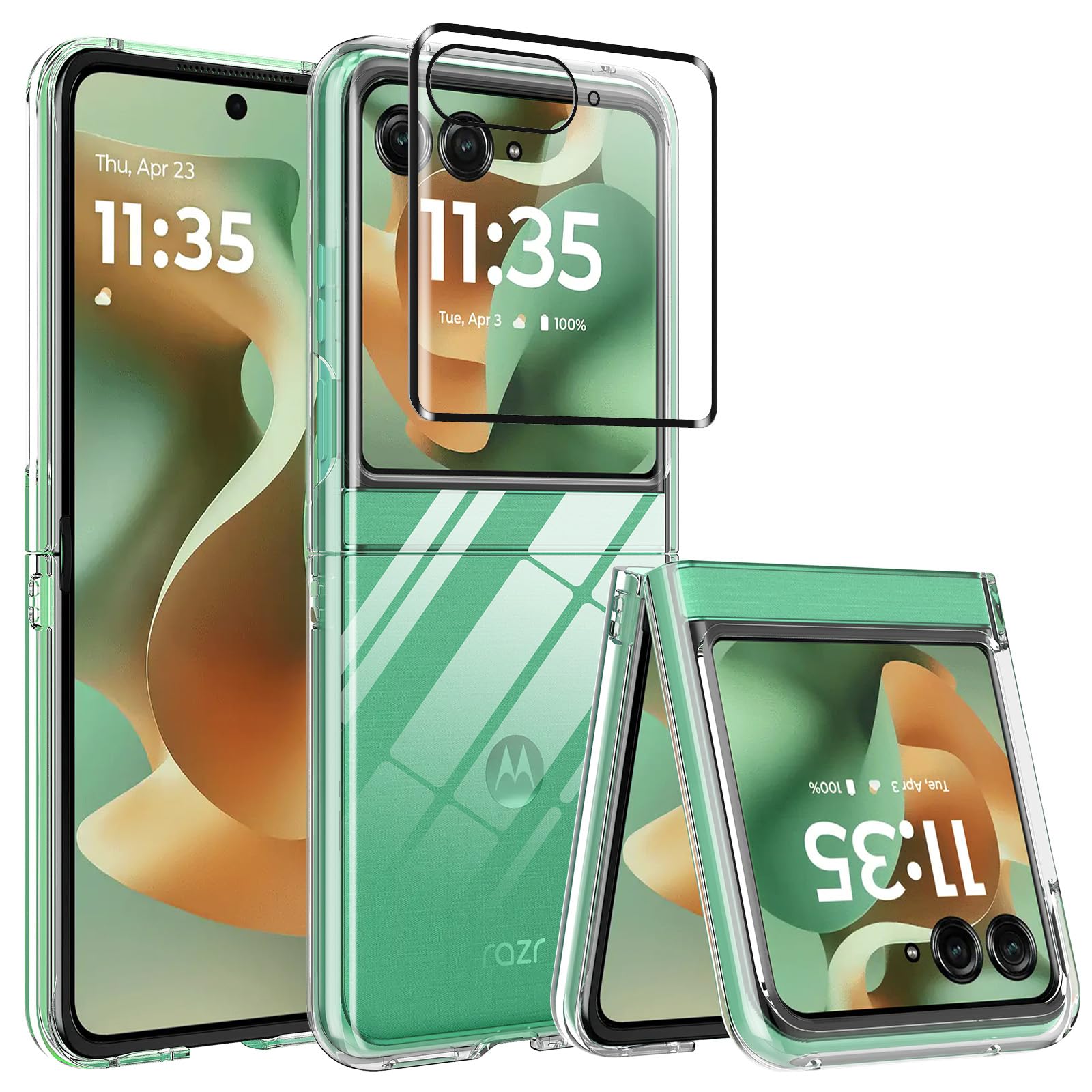 Foluu Case For Motorola Razr 2024/2025 [Not Fit Razr Plus - View #9