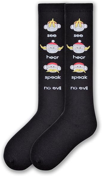K BELL Womens Original Series Novelty Knee High Socks