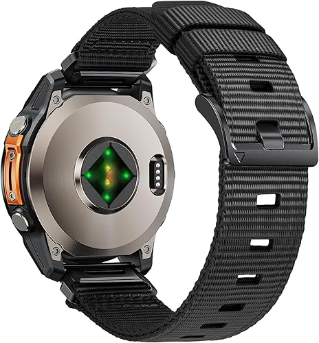 CUZOW Para Garmin Fenix 5X5X Plus, Fenix 6X6X Pro, Fenix 7X, Fenix 33 HR, Descent, repuesto de correa de reloj de liberación rápida de nailon de