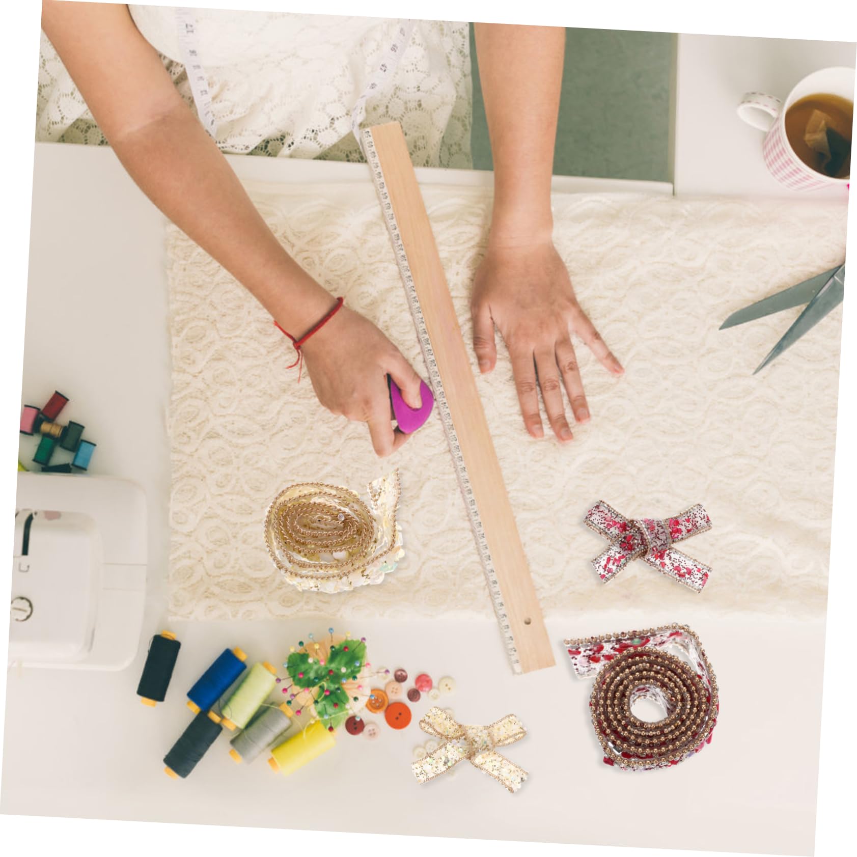 Lurrose 5rollen Dekoratives Strassband Selbstklebendes Rhinestone-ribbon Für Kleidung Und Bastelprojekte Mit Glitzer Für Hochzeiten Kostüme Und Kreative Dekorationen