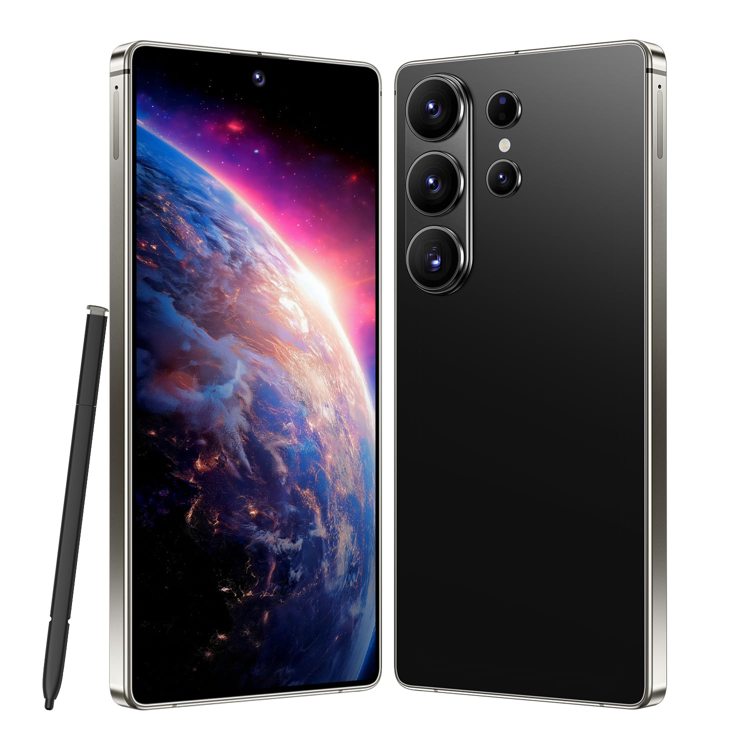 I26 Ultra Unlocked Smartphone,6.99" HD+ Display,Built in Pen,16+512GB Unlocked Phone,Snapdragon 8 Gen4,7000mAh Dual Speakers 5G/Face ID/Fingerprint Lock/Dual SIM/GPS(Gray) — view 15