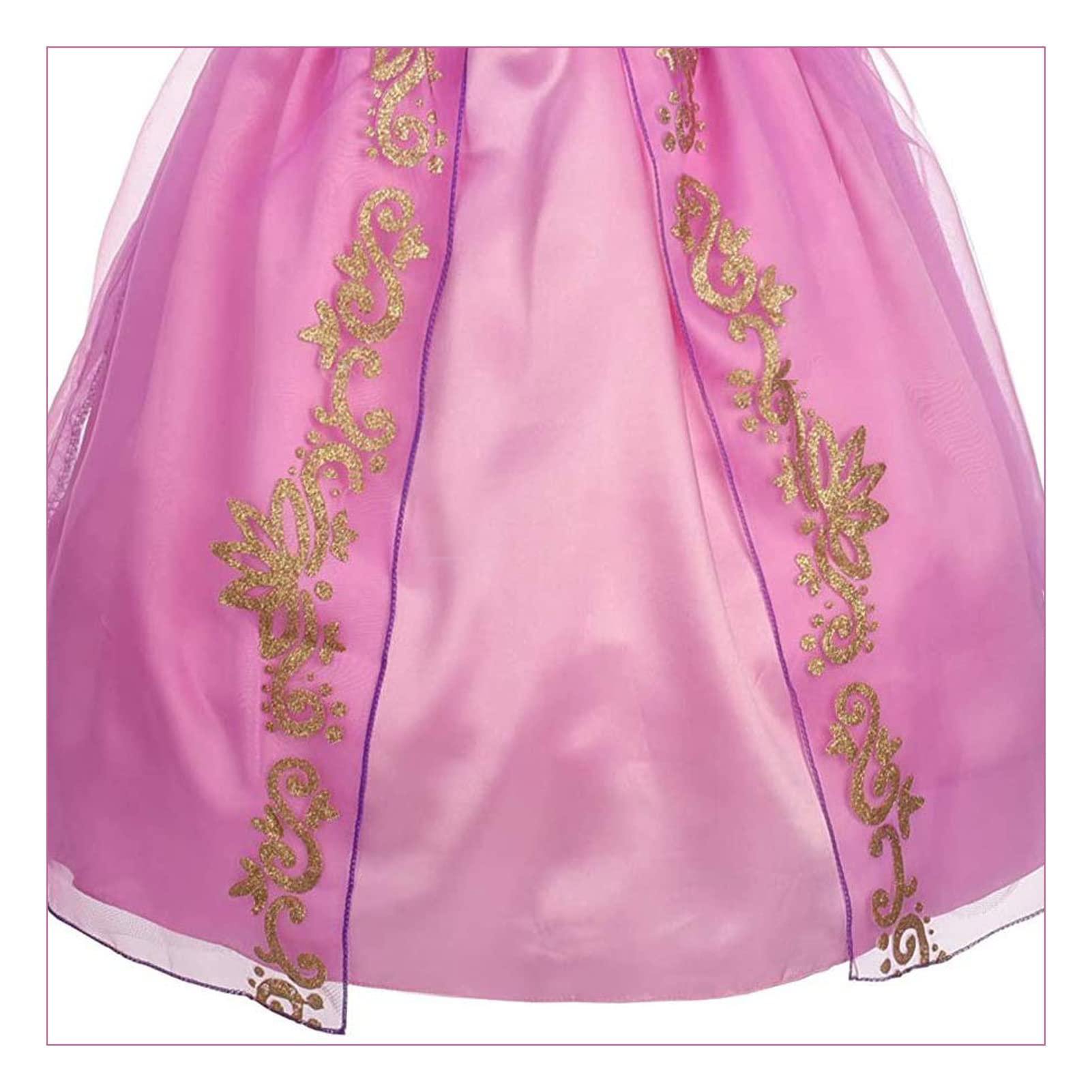 Discoball Kostium Roszpunki, sukienka księżniczki, cosplay, dla dzieci, dziewcząt, fantazyjne przebranie na Halloween, urodziny, imprezę
