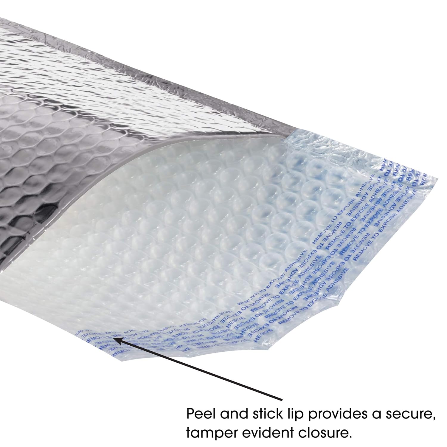 Partners Brand PGBM0911S Glamour Bubble Mailers, 9" x 11 1/2", Silver (Pack of 100)