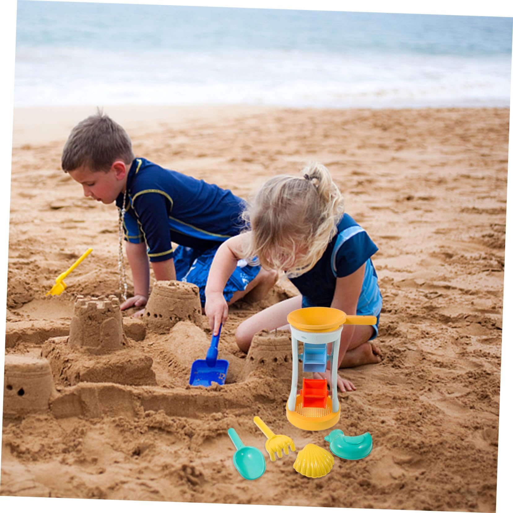 Juguete de Playa Cubo de Arena 1 Juego de Plástico para Niños