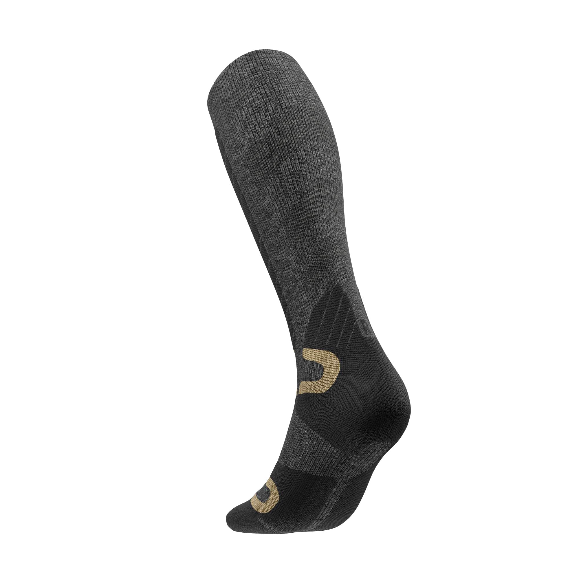 BAUERFEIND Calzini da sci "Ski Alpine Compression Socks", 1 paio di calzini invernali per sci alpino e snowboard, con lana merino, calze a compressione sportive