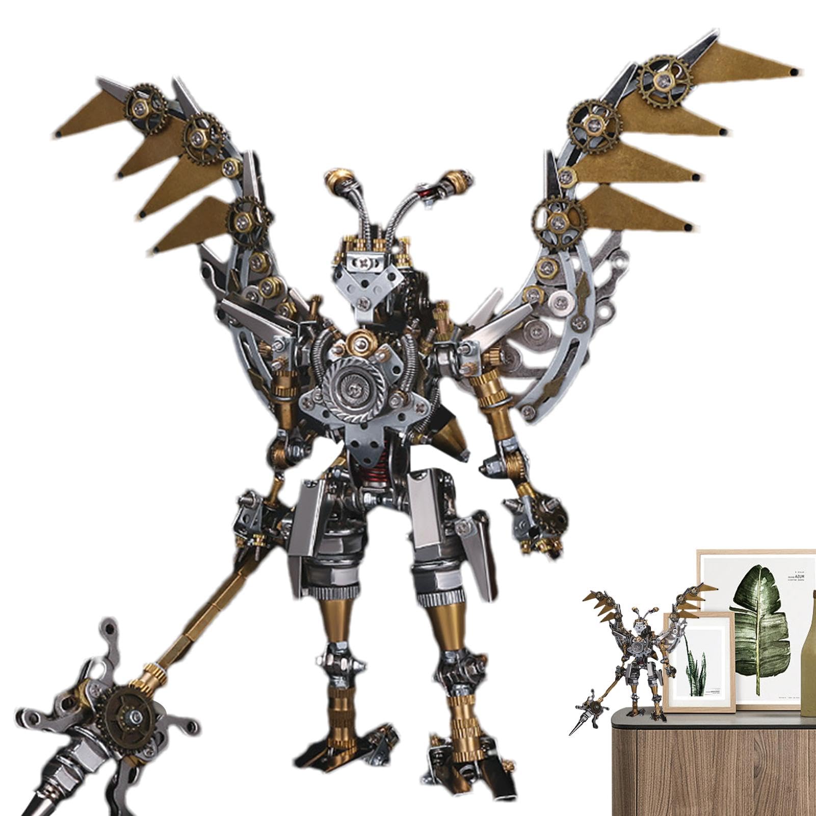 Puzzle in metallo,Puzzle in metallo per adulti - Puzzle assemblato | difficile Antiche figure cinesi - Kit puzzle in metallo - Kit di costruzione di modelli con figure deformabili pe