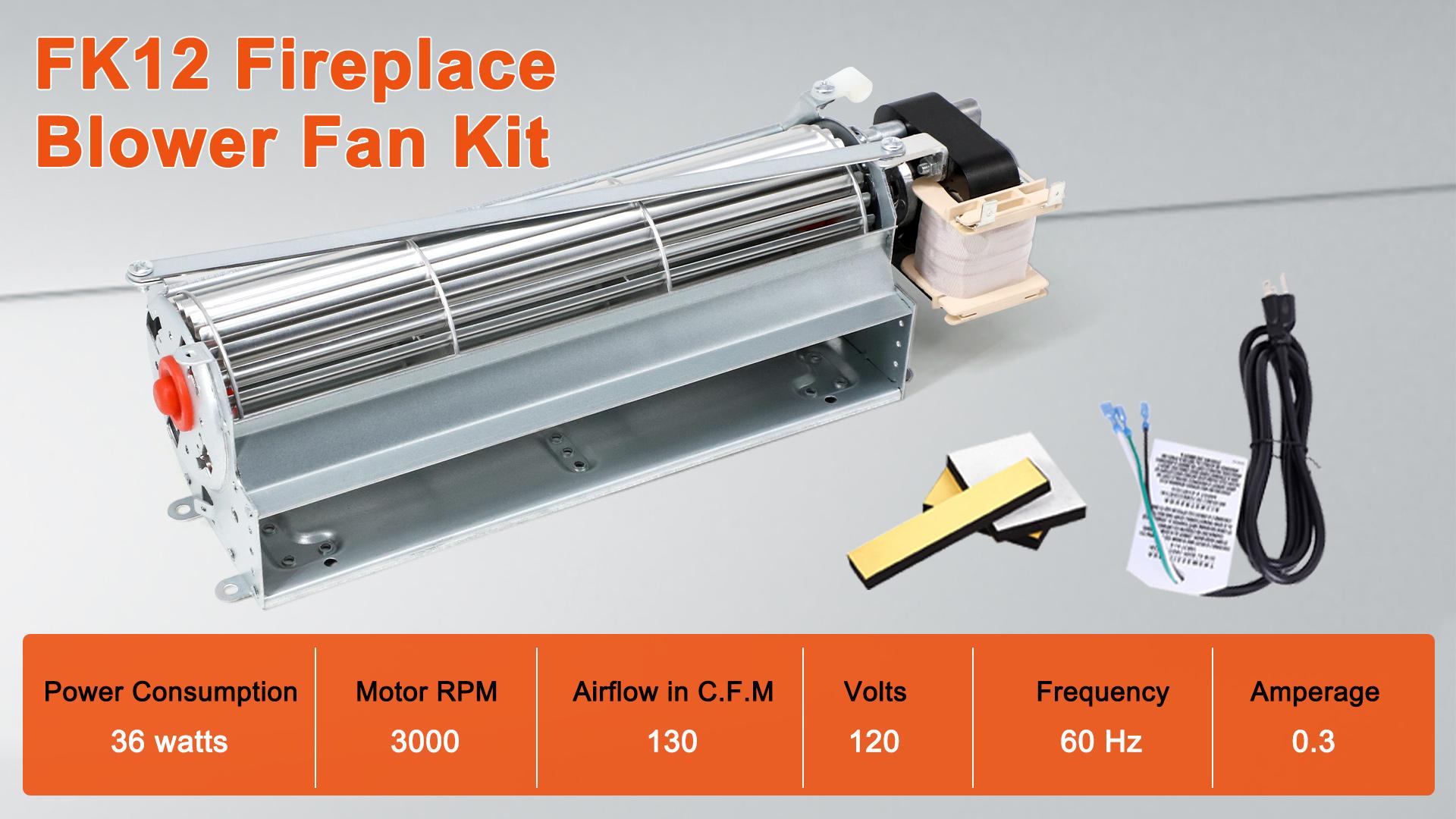 Amazon.com: FK12 Fireplace Blower Kit for Majestic 36BDVRRN DV360