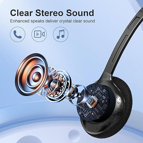 Miniatura 4 de JINWAYBST Paquete de 30 auriculares ajustables a granel para el aula, auriculares de biblioteca en la oreja, auriculares escolares al por mayor con