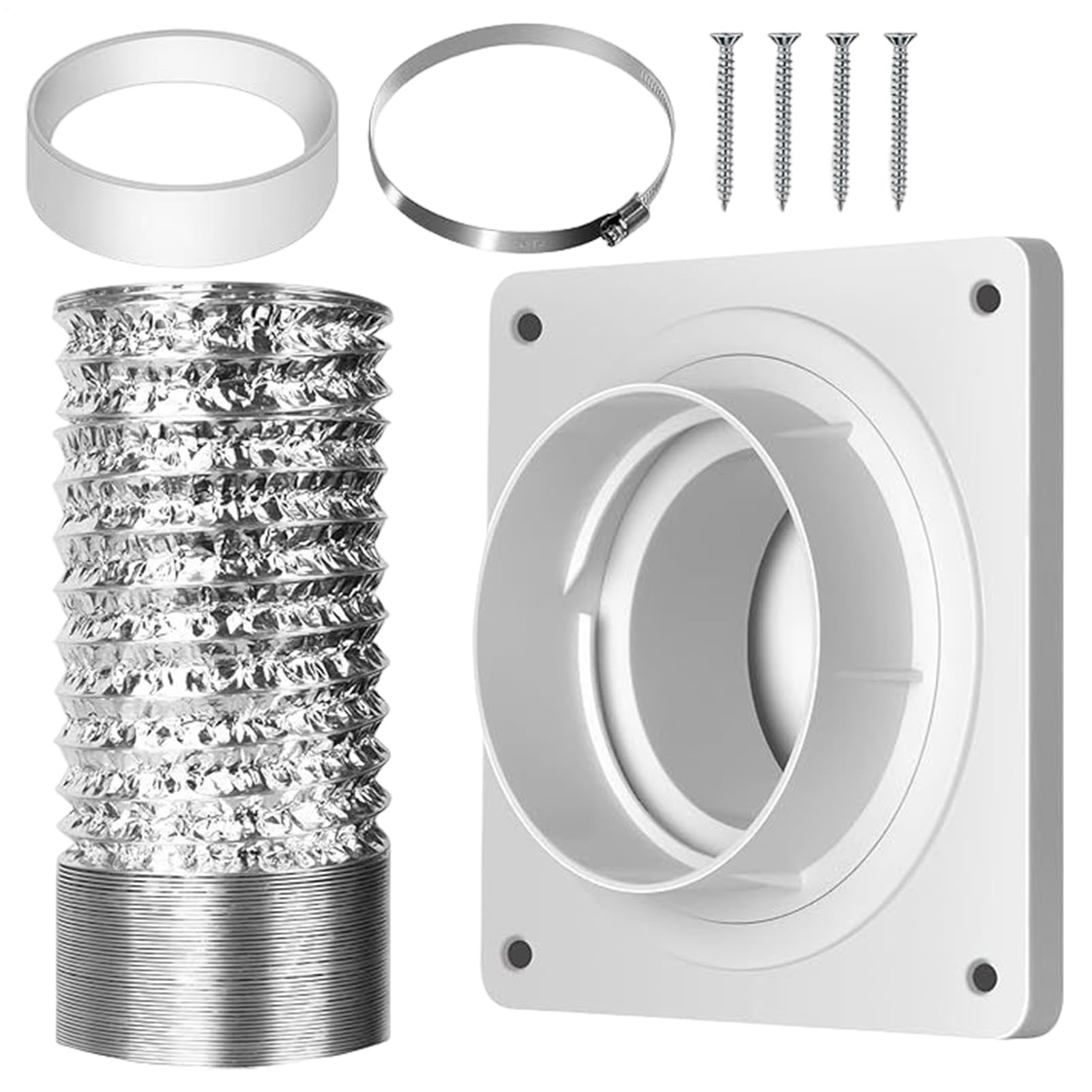 Kit ventilation fenêtre pour climatiseur mobile et raccord adaptable machine à laver