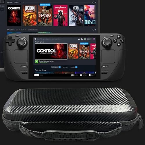 Miniatura 6 de COKPAPA Funda de transporte para cubierta de vapor funda protectora rígida de viaje con bolsillo con cremallera para accesorios electrónicos bolsa