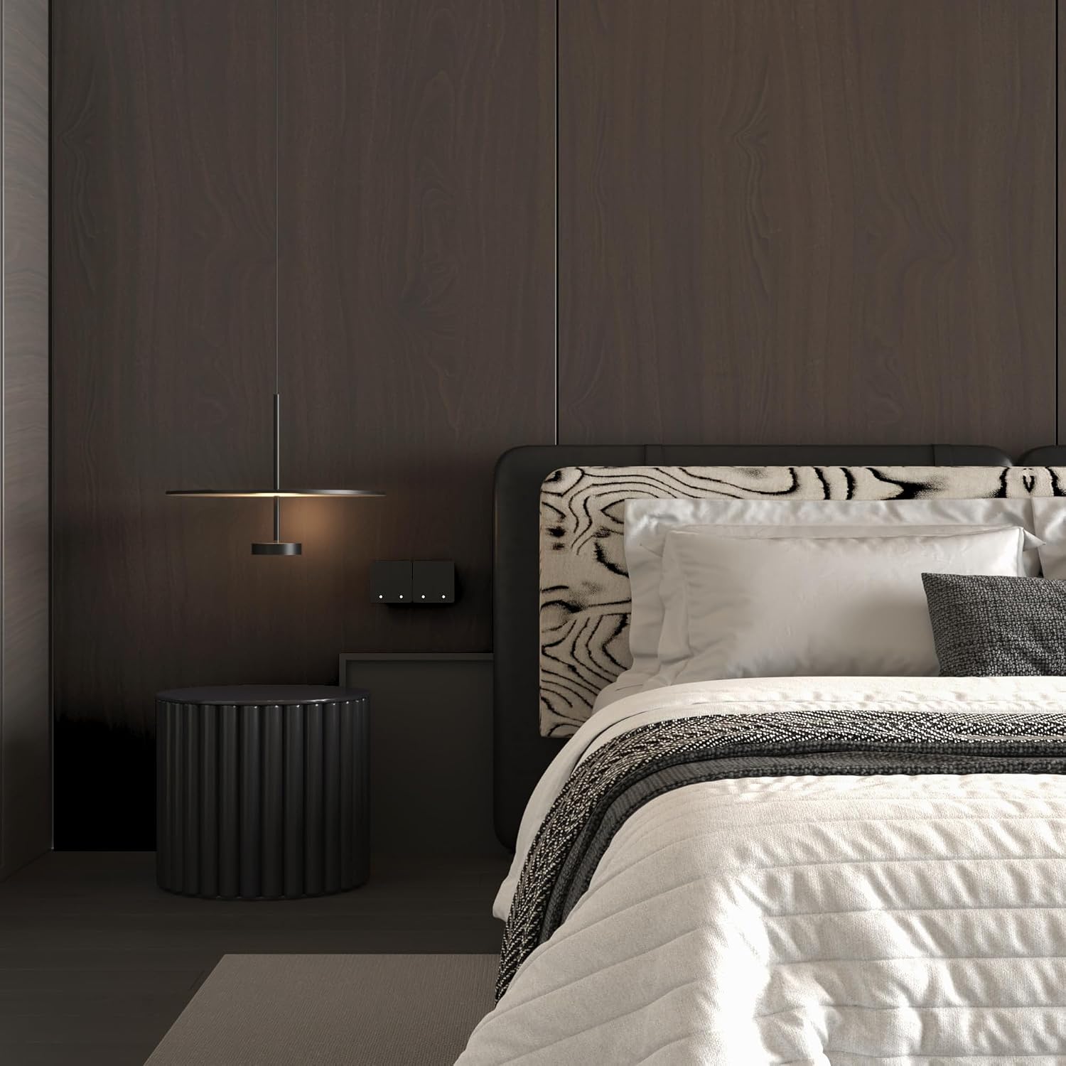 Dark Wood Contact Paper Peel and Stick Wood Wallpaper Waterproof Self-Adhesive Removable Wood Grain Vinyl Wrap Matte Thick Bubble-Free Design for Kitchen Countertop Cabinet Drawer 16x354 inch