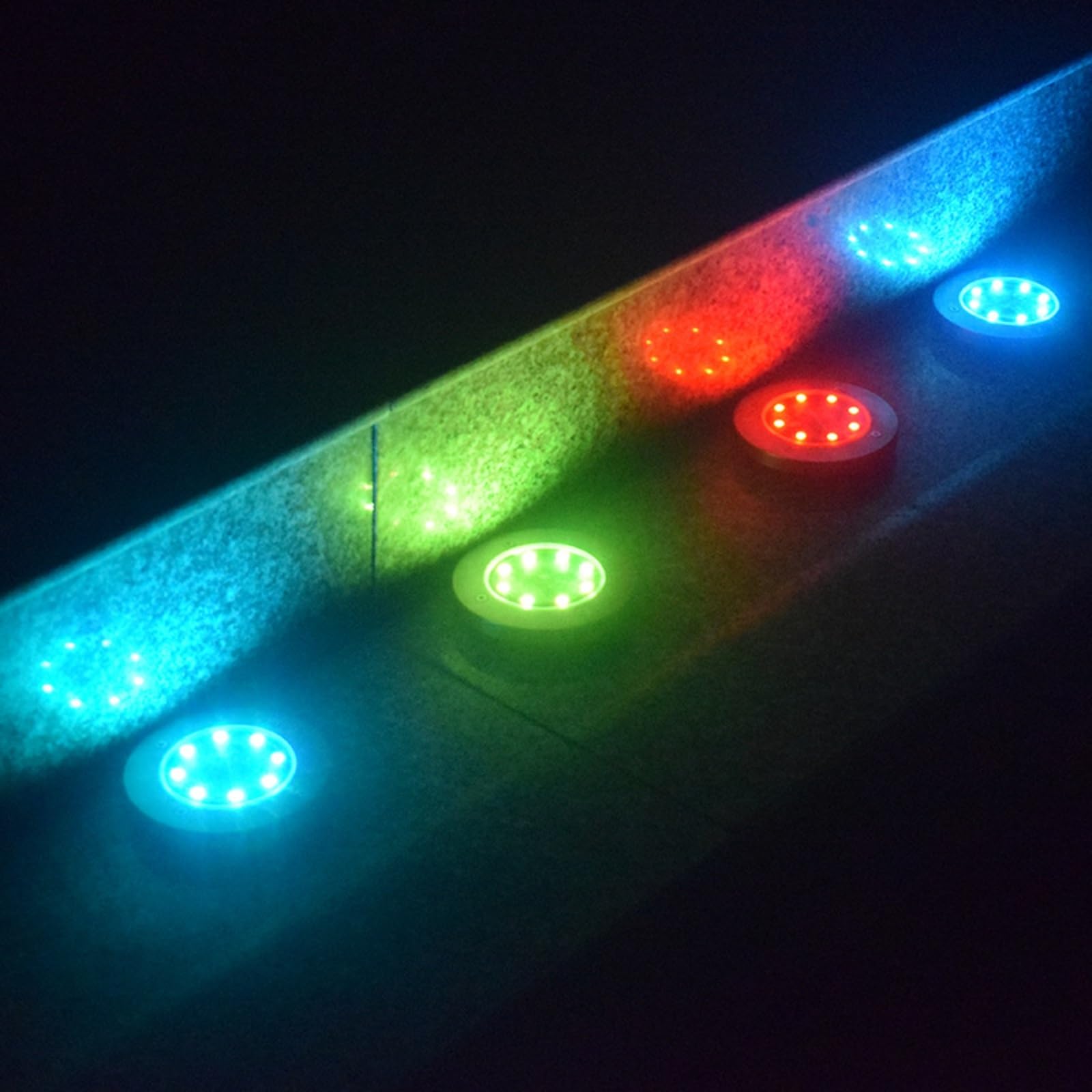 Luci da terra, Luci Solari A LED Per Esterni(8Pcs)