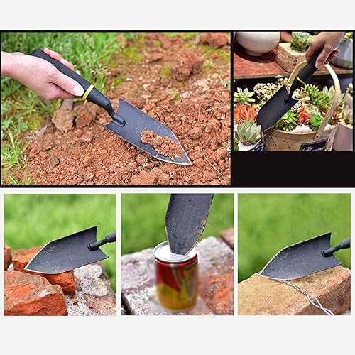 Miniatura 7 de Pala de mano de pala de jardín, paleta de jardinería de primera calidad, ideal para excavar, plantar y actividades de exploración, una pala de mano