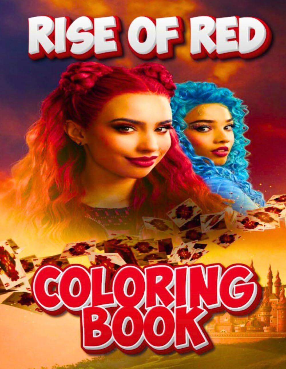 Rise of Red coloring book: Encourage Creativity with Fun Colouring For Girls,Teens