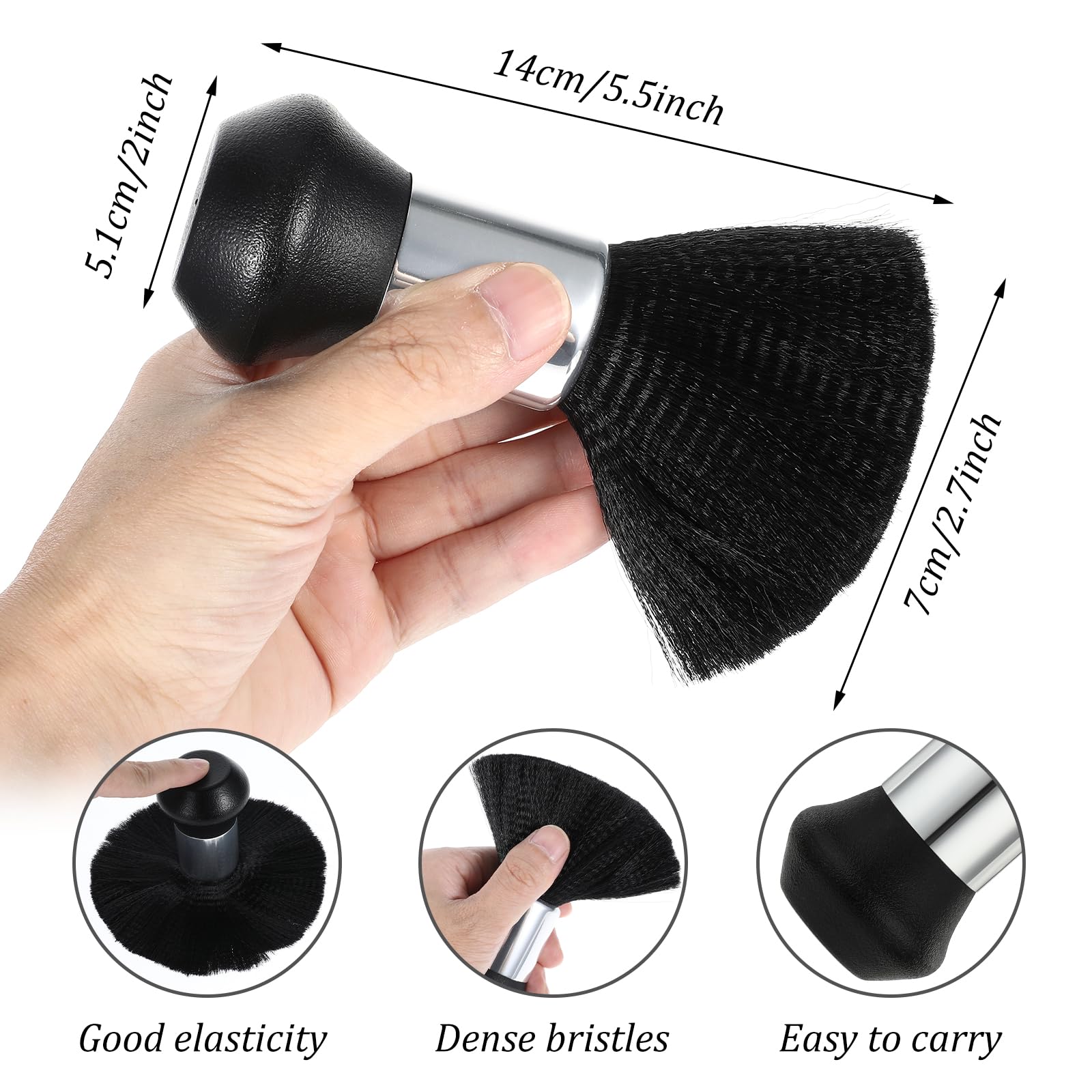 Friseur Bürste Nackenpinsel Friseur Salon Friseurbürste Friseurzubehör Nackenpinsel Mit Griff Barber Neck Duster Brush Professionelle Barber Brush Für Friseursalon Abbürsten Haaren