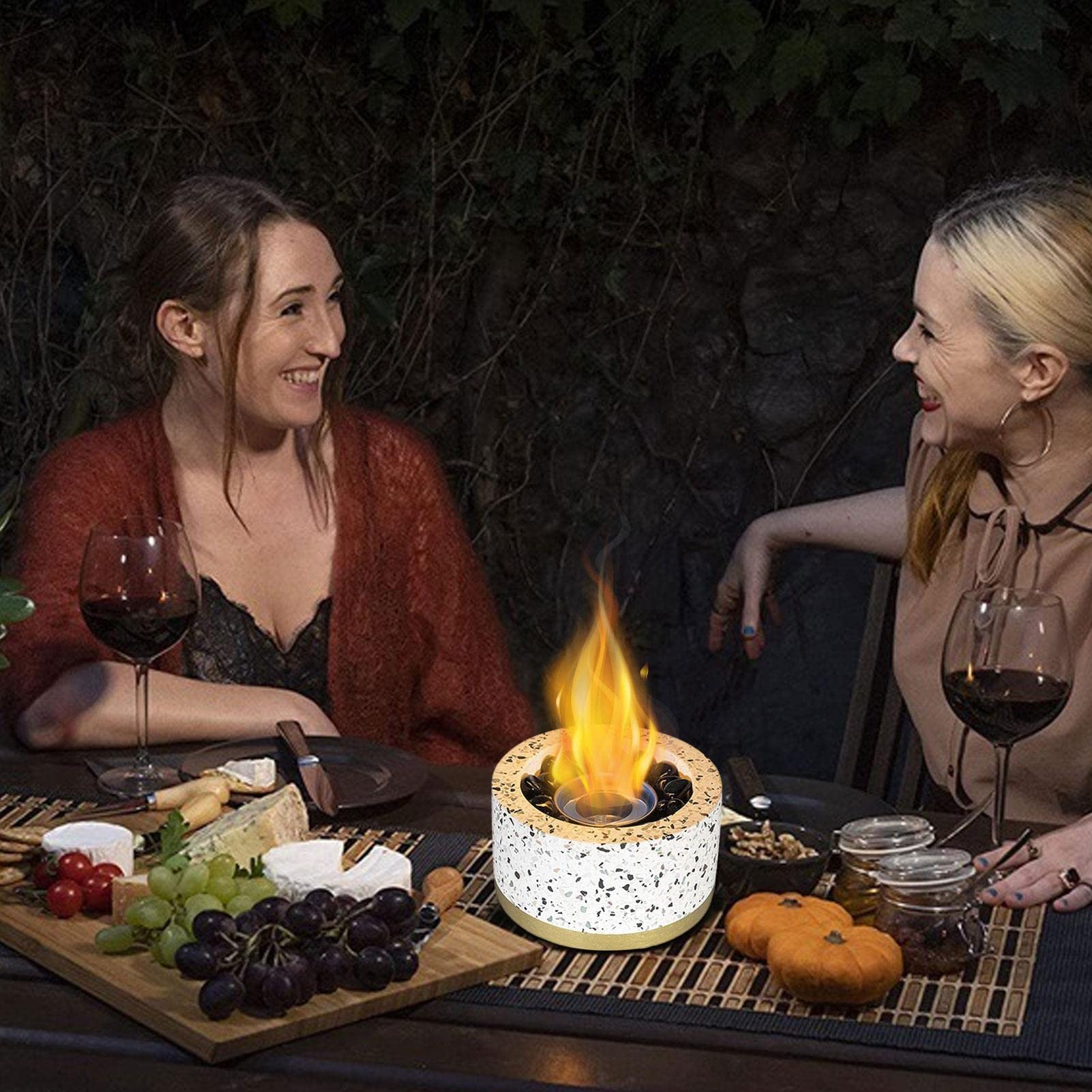 ファイヤーピット　卓上暖炉　屋外　屋内　コンクリートボウル ファイヤーピット 卓上暖炉 屋外 屋内 コンクリートボウル