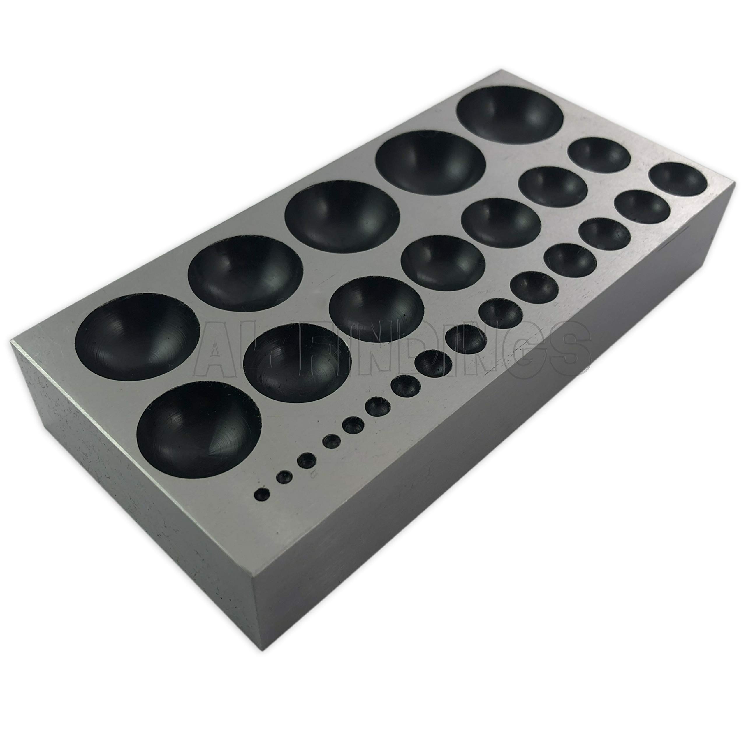 PRAZTECH® Lot De 26 Poinçons En Forme De Dôme