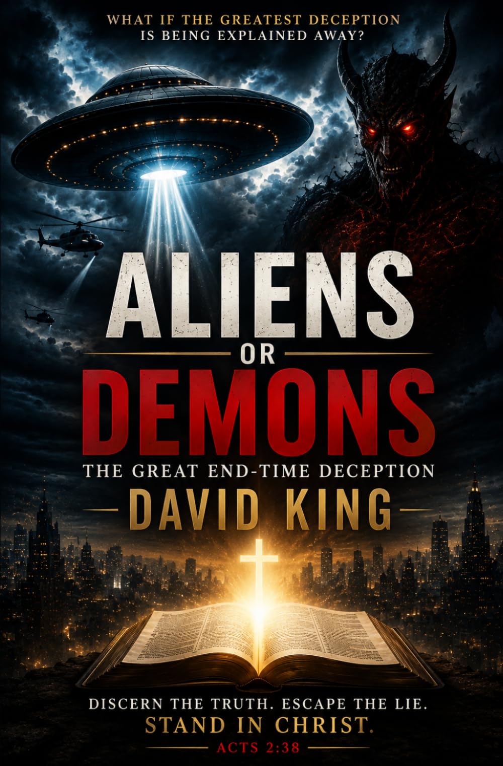 ALIENS OR DEMONS THE GREAT END-TIME DECEPTION: DISCERN THE TRUTH. ESCAPE THE LIE. STAND IN CHRIST. ACTS 2:38