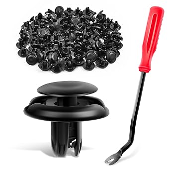 GOOACC 101Pcs Fender Splash Shield Push-Type Compatible with Toyota Honda