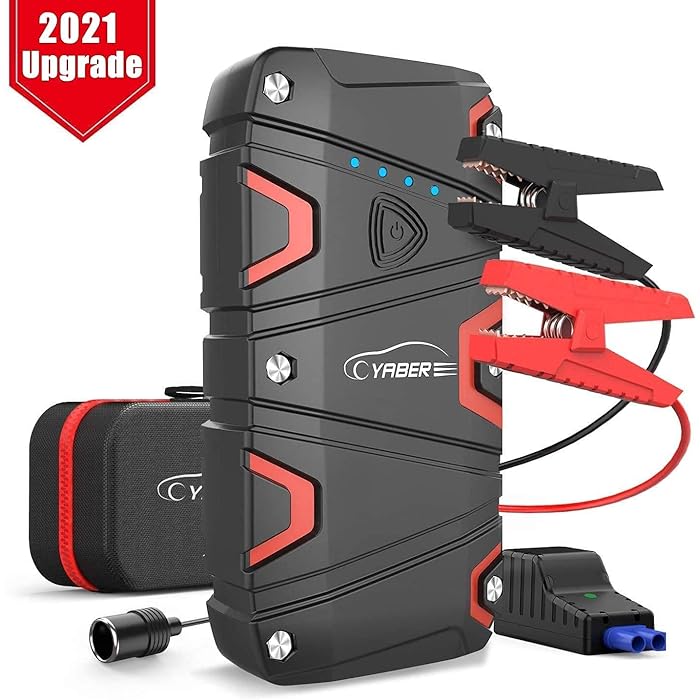 Buy Lithium Jump Starter YABER 1200A Peak 16000mAh Car Battery