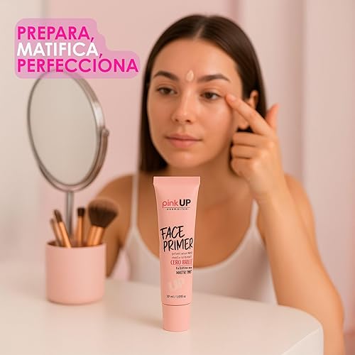 Miniatura 2 de PINK UP Face Primer Prepares skin for makeup  Matte finish with porcelain effect  Extends the duration of makeup  Minimizes enlarged pores  Mod