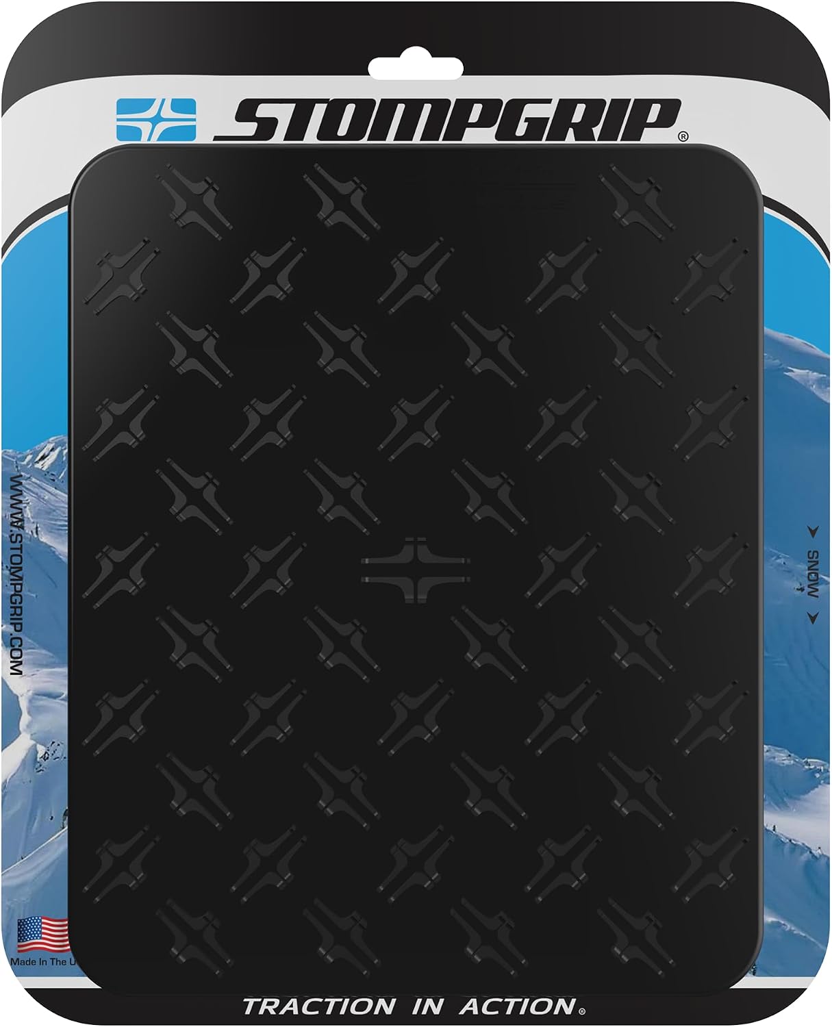 Stompgrip Premium Snowboard Stomp Pad | Pro Mat Quad Plate | Pro Collection | 3D Design