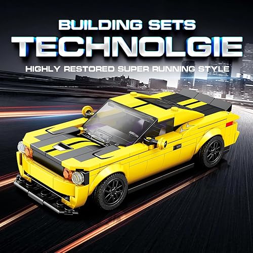 Miniatura 4 de Juguetes de construcción de autos de carreras para niños, 21002 modelos de autos deportivos, bloques de construcción, juguetes de carreras de