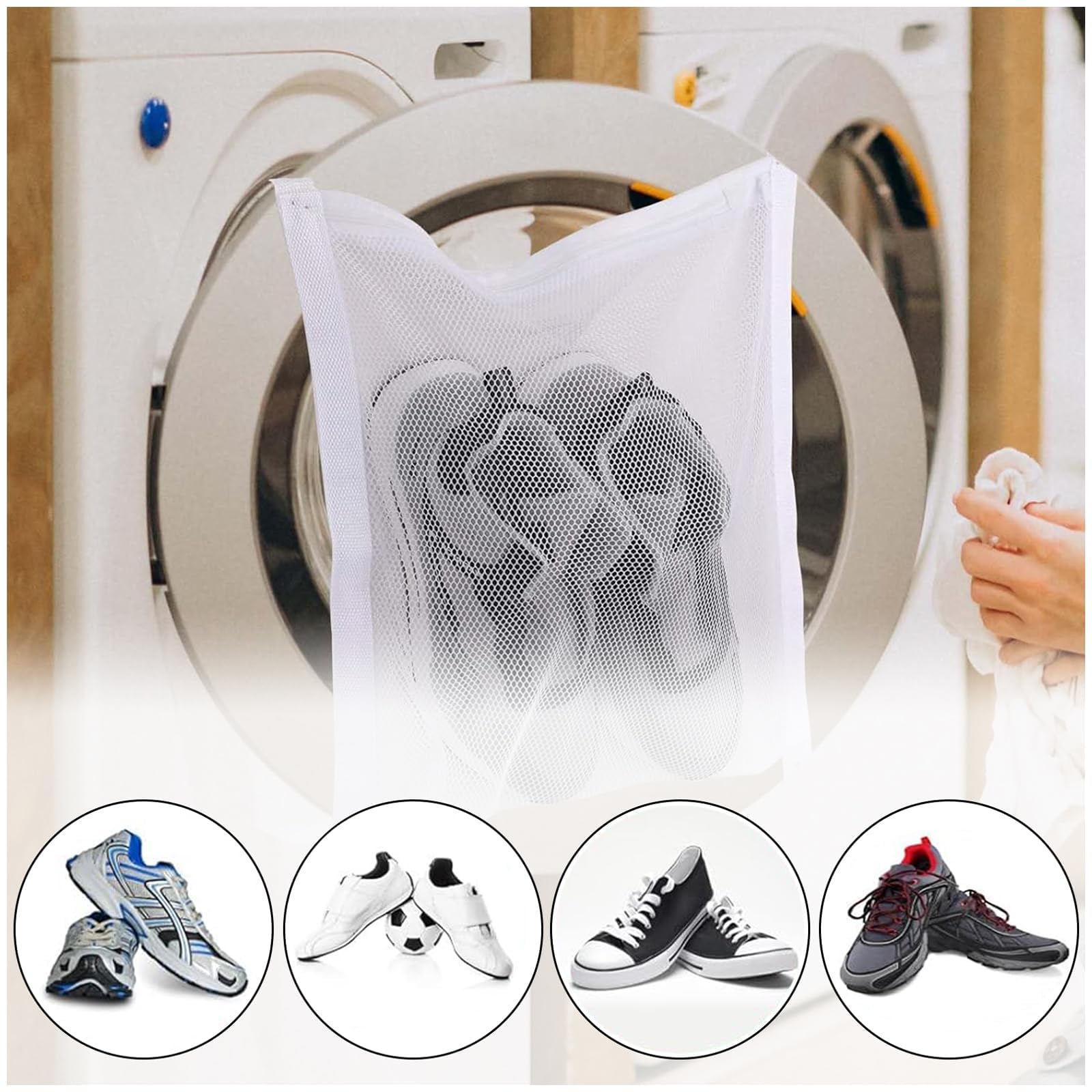 EModwey Bolsa Para Secadora Y Lavadora, Secadora Para Zapatos