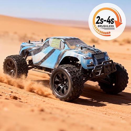 Miniatura 6 de HobbyPark Ruedas y neumáticos hexagonales de 0.472 in para camión Traxxas Rustler 2wd 4x4 VXL Redcat Volcano EPX Blackout XTE Pro fit 3S 4S sin