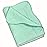 MONOBLANKS Baby Quilt Personlized Monogram Lightweight Embossed Scalloped Throw Blanket Four Seasons (Mint)