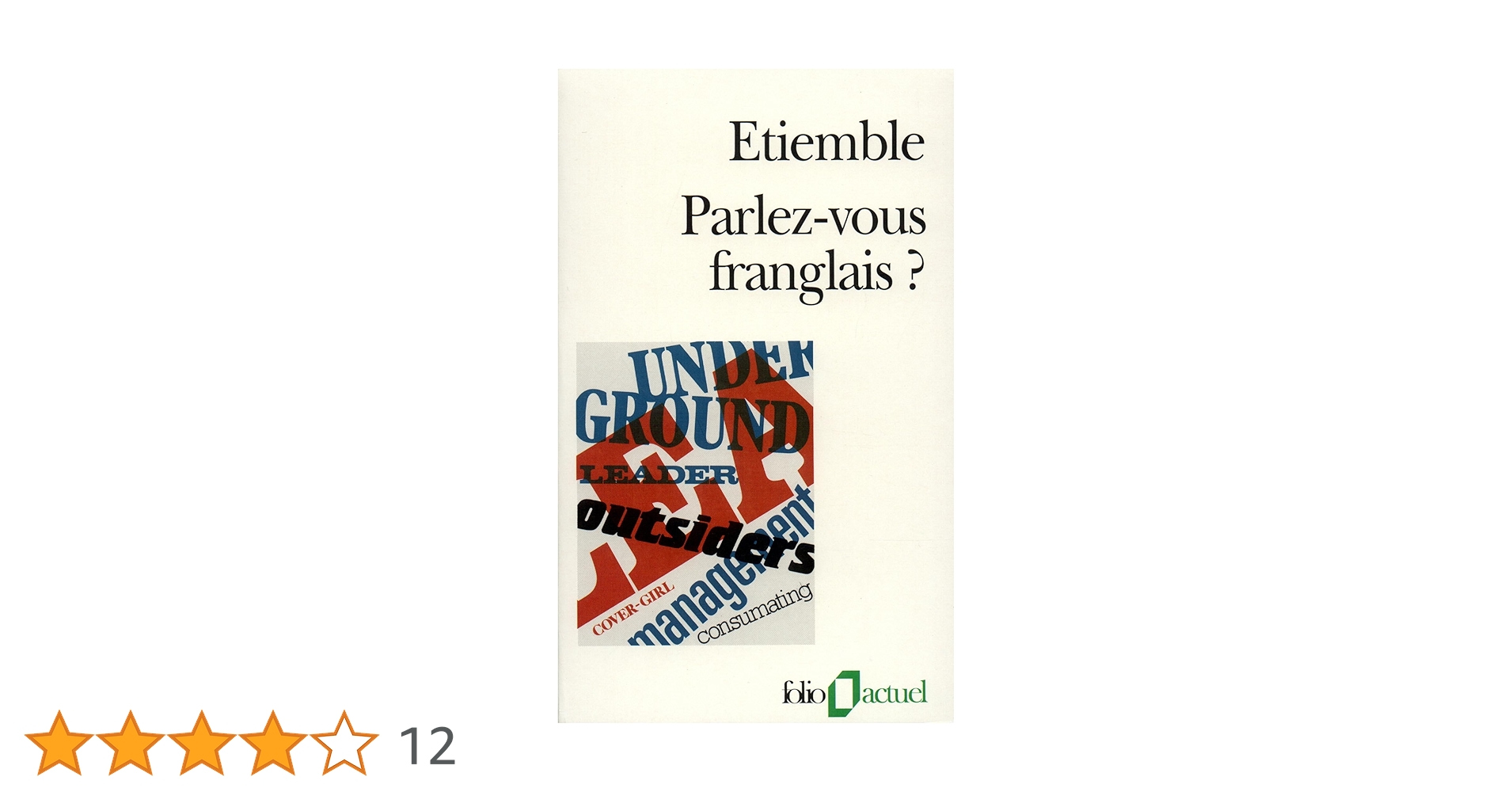 etiemble: parlez-vous franglais ? フランス語 Amazon.fr - Parlez-vous franglais ? - René Étiemble - Livres