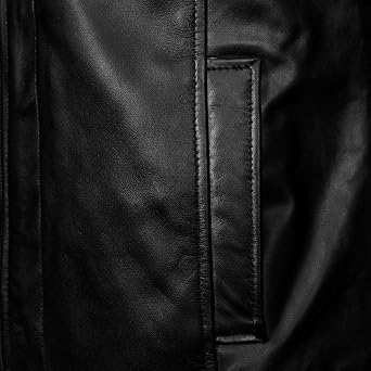 Brown Leather Jacket Men - Men's Black & BROWN Genuine Lambskin Leather Biker Jacket - Real Lambskin Mens Leather Jacket