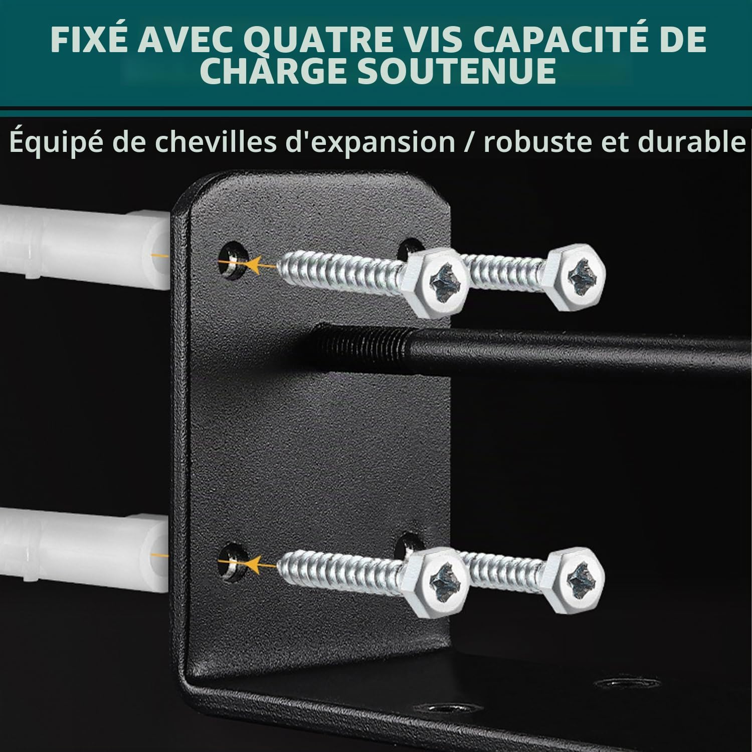 Support de Réparation Vélo 2 en 1 - Porte-Vélo Mural et d'Atelier en Acier Carbone Réglable, Structure Stable et Légère pour VTT et Vélos de Course, Capacité 40kg