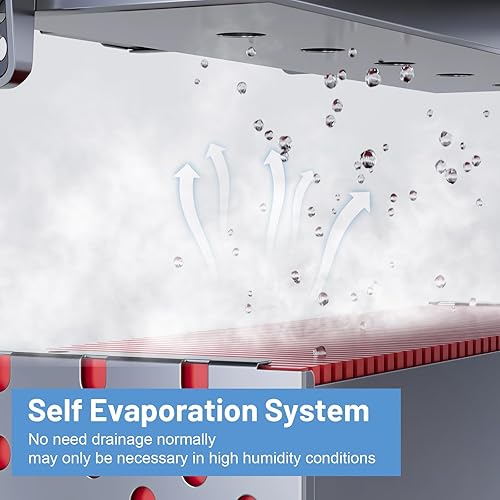 Miniatura 5 de Aire acondicionado portátil de 12000 BTU para habitaciones de hasta 500 pies cuadrados, unidad de CA portátil 3 en 1 con ventilador y