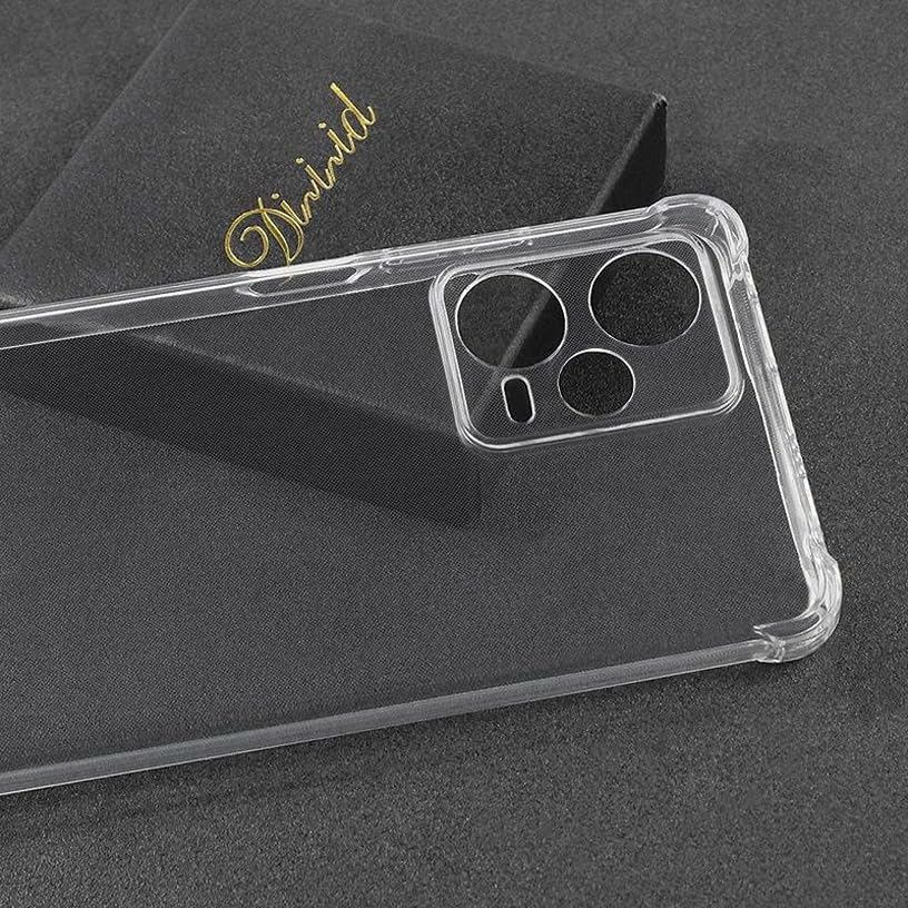 Image of BOXXO Flexible Back Cover for Mi Redmi Note 12 5G | Back Cover Transparent Clear Shockproof Case Four Corner Protection | Slim Protective Mobile Phone Cover for Mi Redmi Note 12 5G