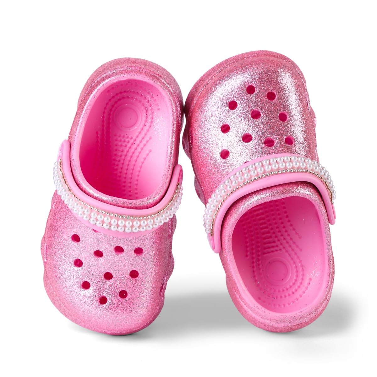 Girls' Clogs for Toddlers &amp; Kids Lightweight Garden Shoes Breathable Slip-on Slides Sandals Slippers Children's Beach Water Shoes