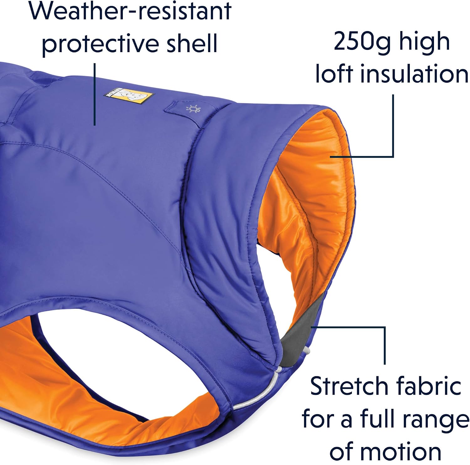 RUFFWEAR Quinzee Ultra Warm Winter Dog Coat with leash Portal & Stuff Sack - Image 4