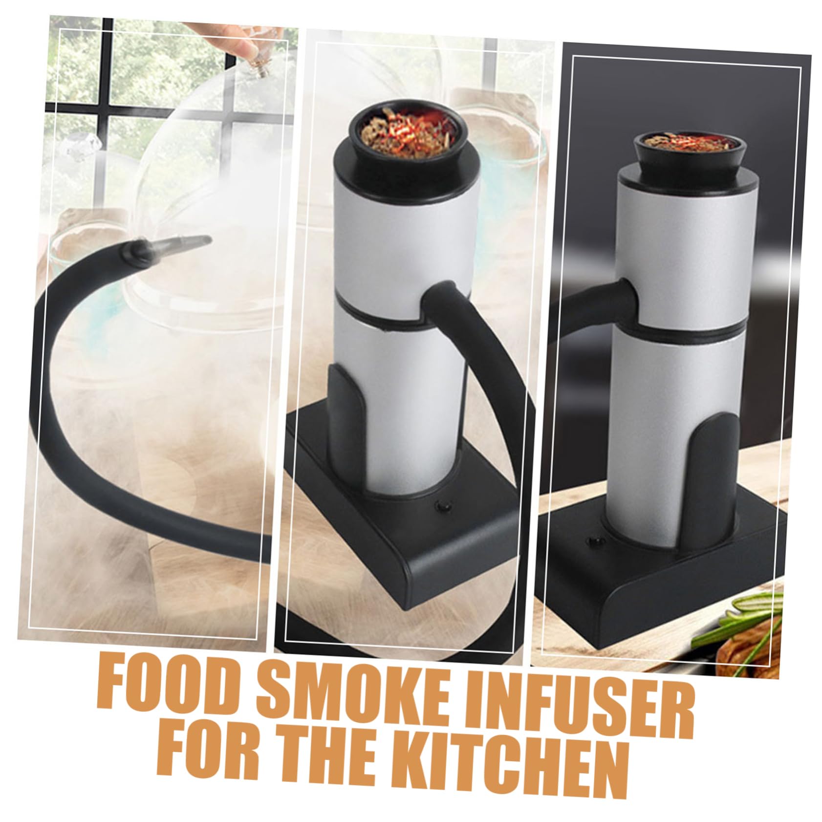 Affumicatore Per Alimenti Cucina Molecolare Infusore Barbecue Set Utensile Resistente Manutenibile Trasportare Picnic Riporre Comodo Usa Risparmiare