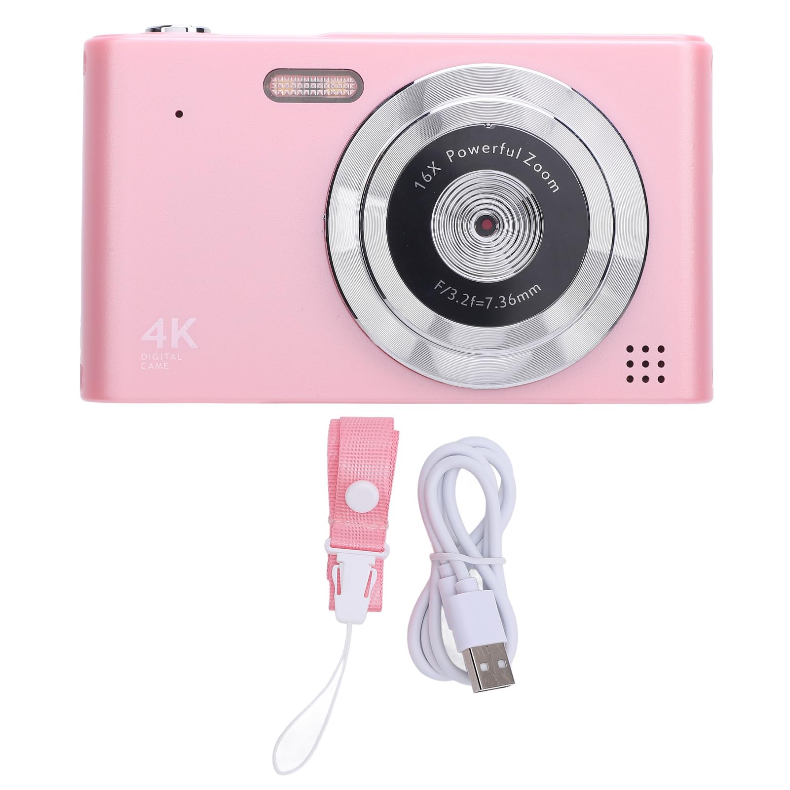 Digital Camera 16x Zoom, 4K 48MP Compact Digital Camera with 2.4 Inch IPS Screen, Anti Shake Video Recording, Built in Flash for Travel and Everyday Use (Roseate)-picture-15