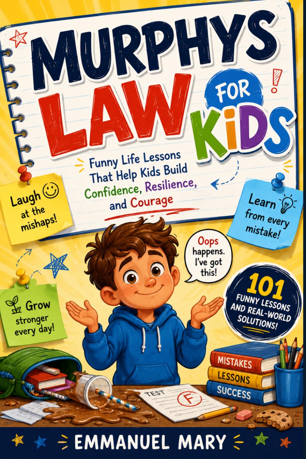 MURPHY'S LAW FOR KIDS: Funny Life Lessons That Help Kids Build Confidence, Resilience, and Courage