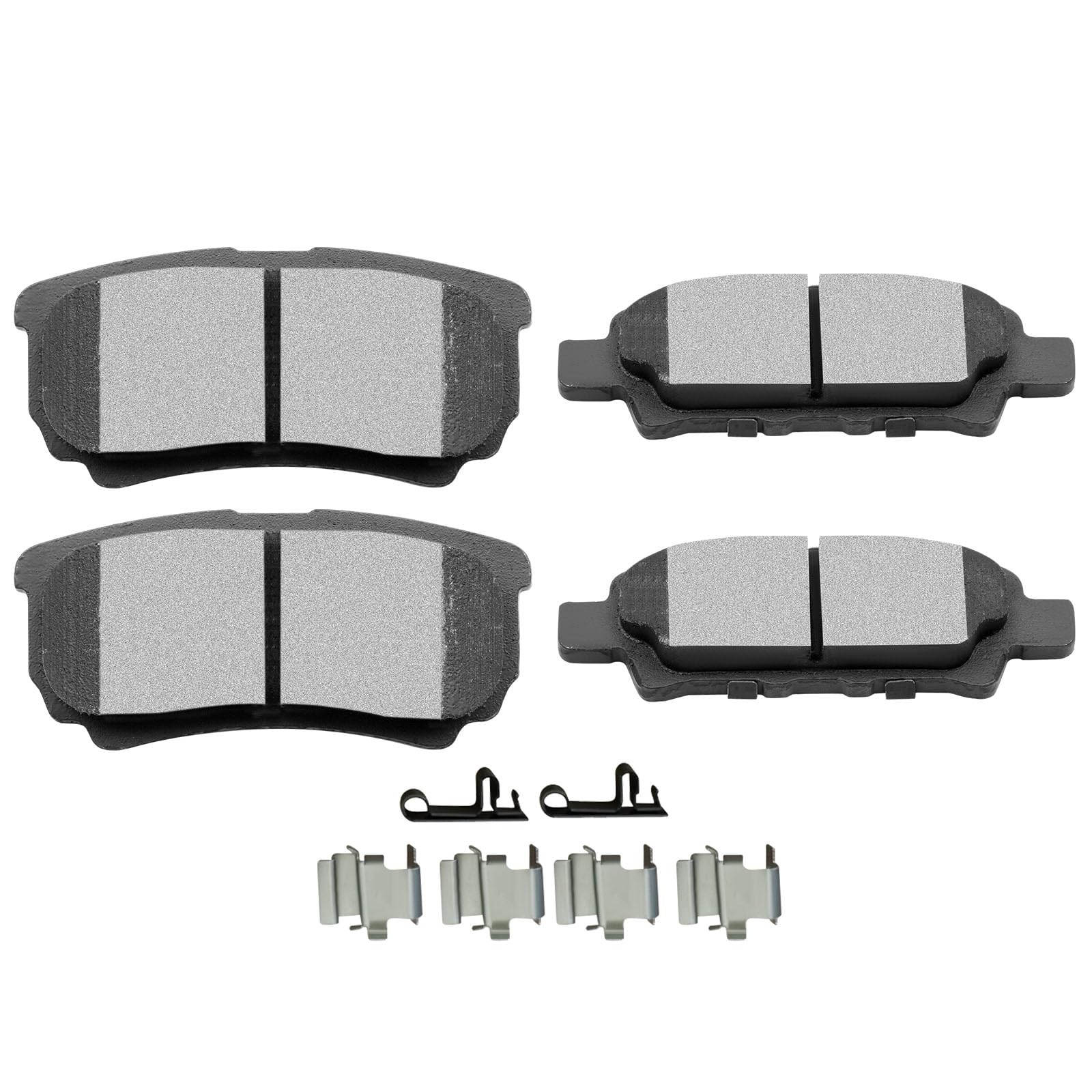 SCITOO D1037 Rear Ceramic Brake Pads Sets Fit For Chrysler For 200|For Sebring,For Dodge For Avenger|For Caliber,For Jeep For Compass|For Patriot,For Mitsubishi For Lancer