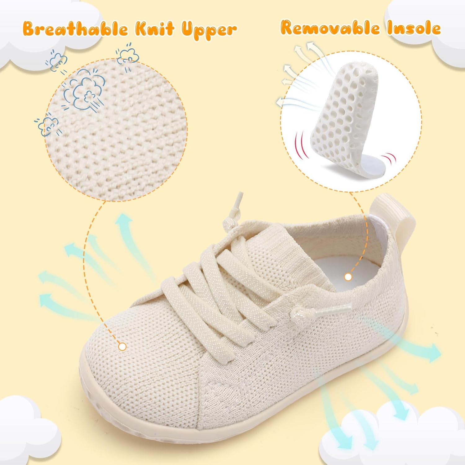 Centipede Demon Baby Shoes Baby Boy Girl First Walking Shoes Breathable Barefoot Infant Shoe Lightweight Slip On Sneakers Soft Sock Shoe - Image 4