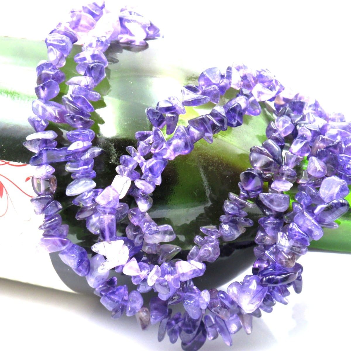 BRCbeads Nice Amethyst Chips Beads 7~8mm 34 Inches per Strand for Jewelery Making