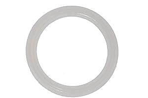 2' Tri Clover Silicone Flat Gasket for Keg Clamps and Sanke Kegs