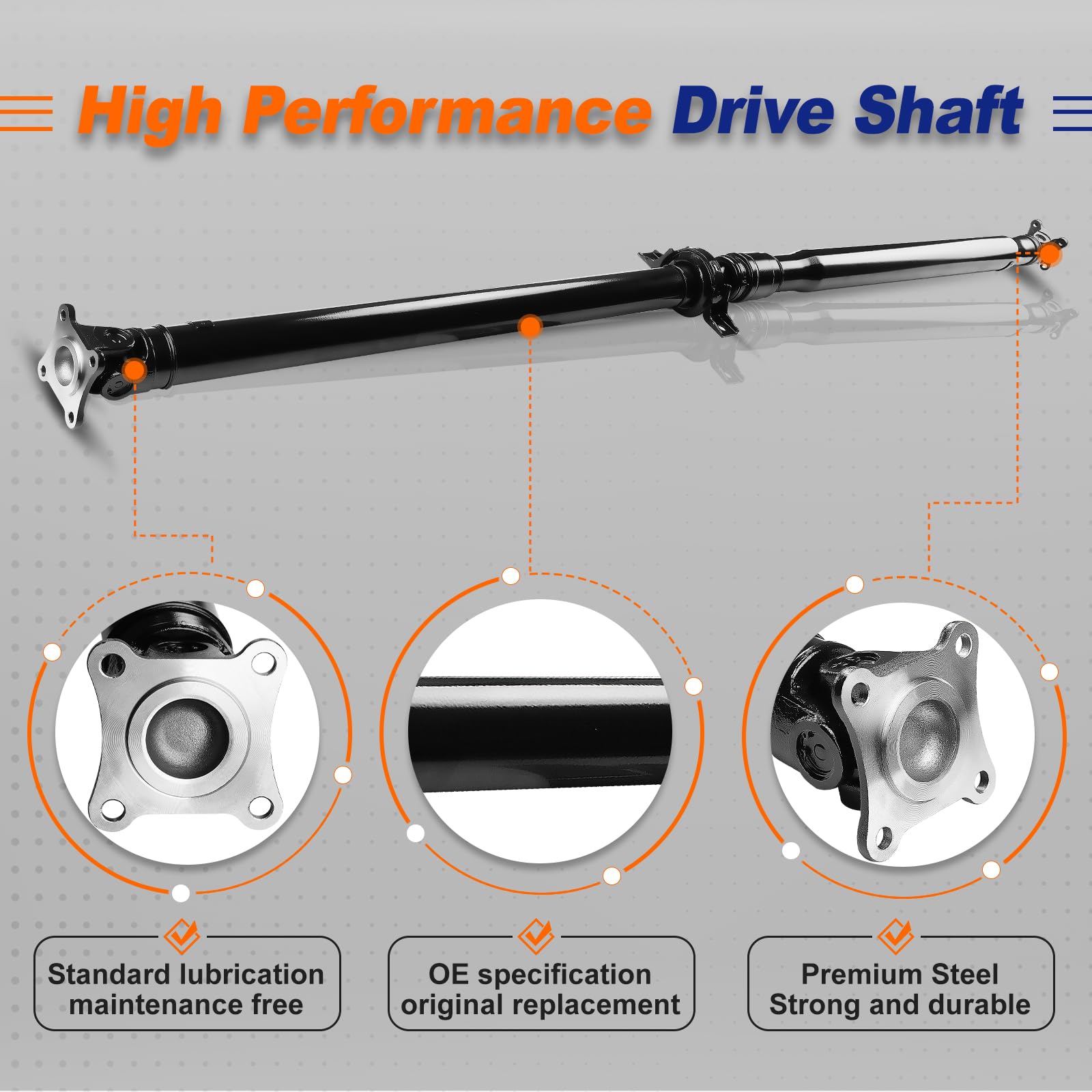 DriveXpert 936-025 Rear Drive Shaft Prop Shaft Driveshaft Assembly