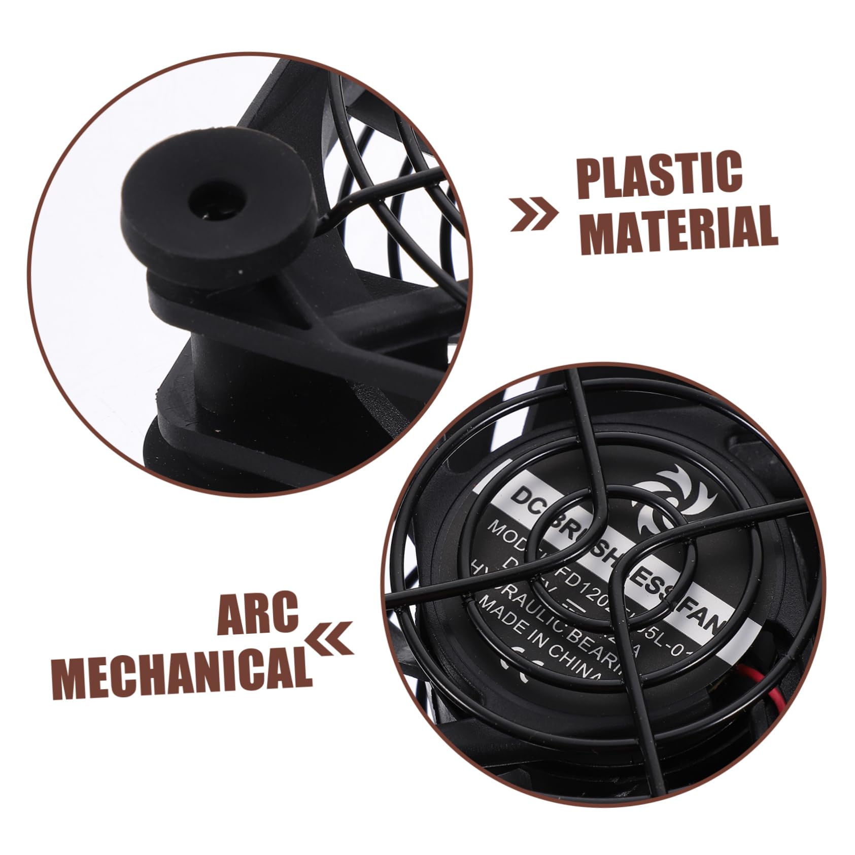 Hemobllo Ventola di Raffreddamento per Chassis USB Silenziosa per Router Hard Disk Portatili Case per Computer Velocità